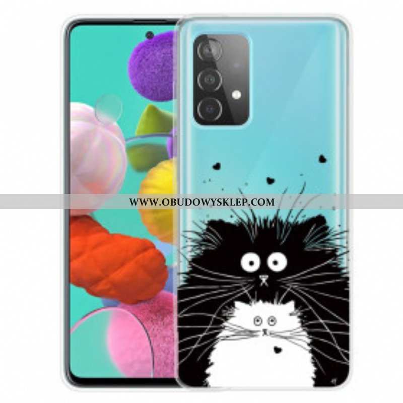 Etui do Samsung Galaxy A52 4G / A52 5G / A52s 5G Spójrz Na Koty