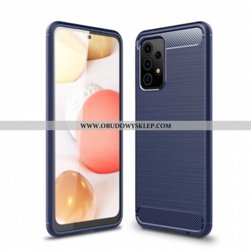 Etui do Samsung Galaxy A52 4G / A52 5G / A52s 5G Szczotkowane Włókno Węglowe