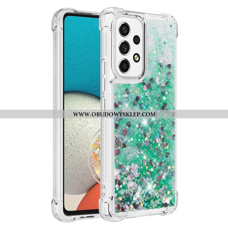 Etui do Samsung Galaxy A53 5G Pragnienia Cekiny