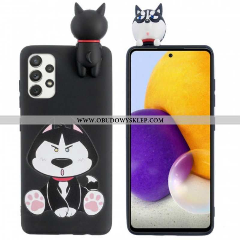 Etui do Samsung Galaxy A53 5G Zabawny Pies 3d