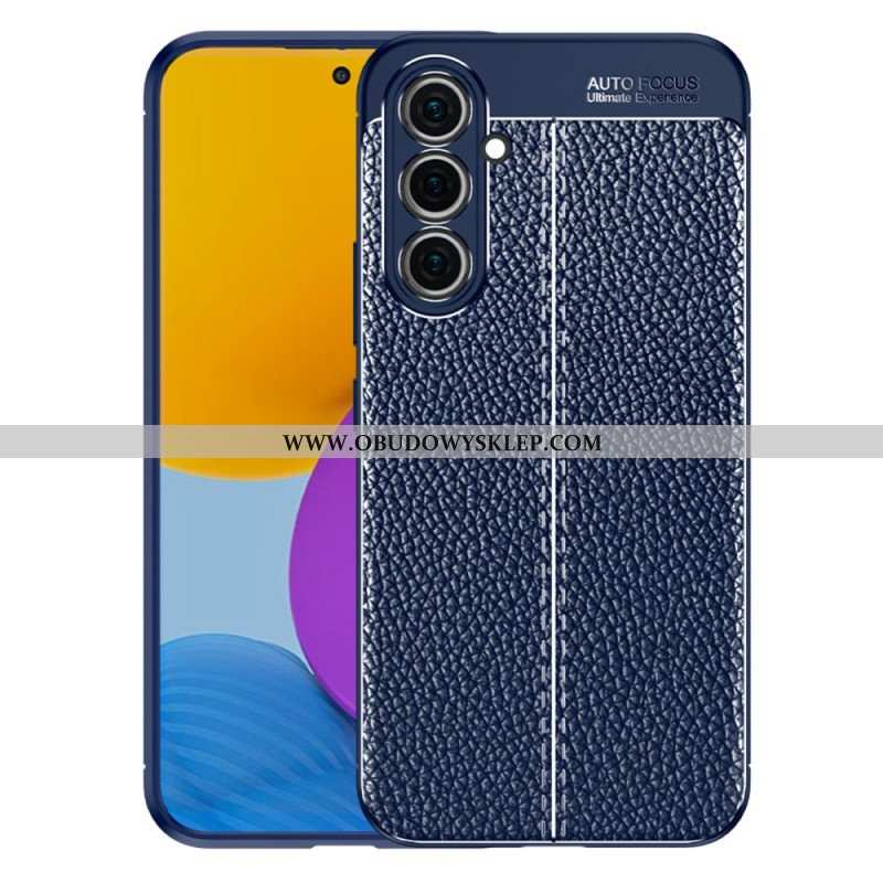 Etui do Samsung Galaxy A54 5G Efekt Skóry Liczi Z Podwójną Linią