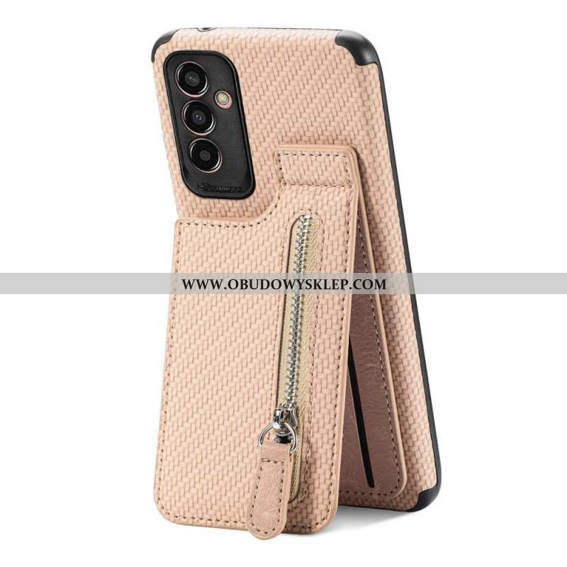 Etui do Samsung Galaxy M13 Uchwyt Na Karty Z Włókna Węglowego