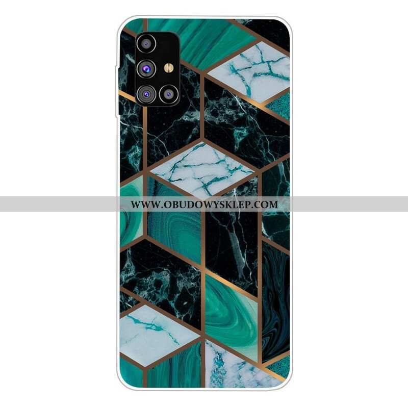 Etui do Samsung Galaxy M51 Geometryczny Marmur