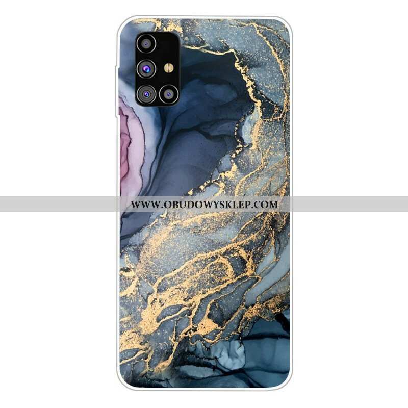 Etui do Samsung Galaxy M51 Kolorowy Marmur