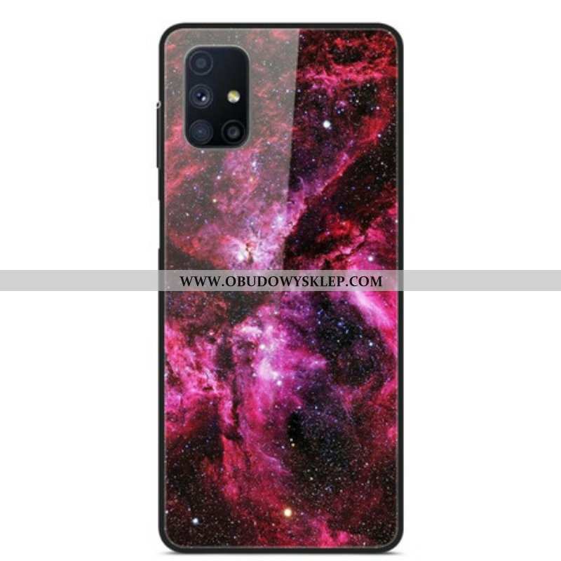 Etui do Samsung Galaxy M51 Różowe Szkło Hartowane