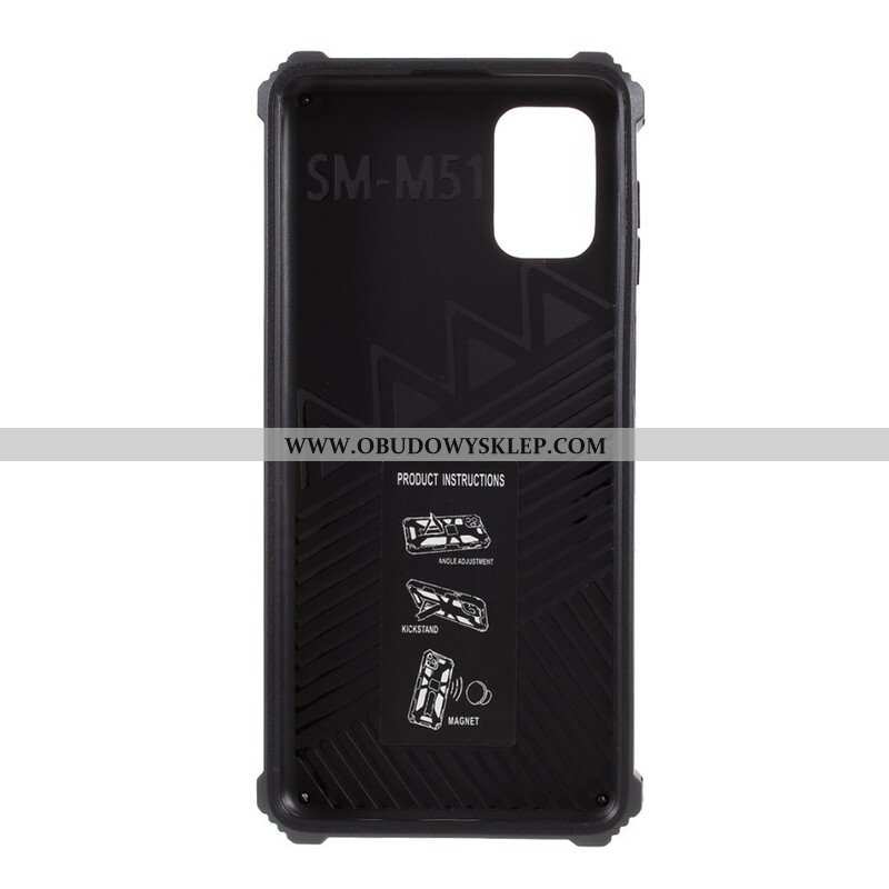 Etui do Samsung Galaxy M51 Z Wyjmowanym Stojakiem