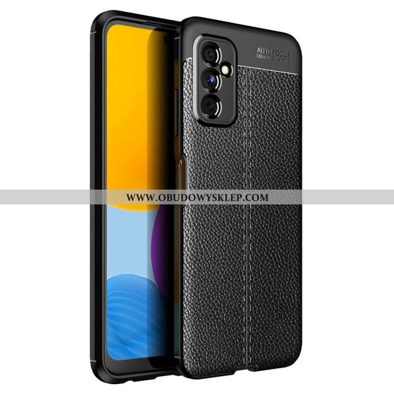 Etui do Samsung Galaxy M52 5G Efekt Skóry Liczi Z Podwójną Linią