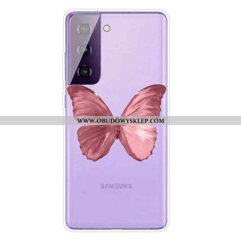 Etui do Samsung Galaxy S21 5G Dzikie Motyle