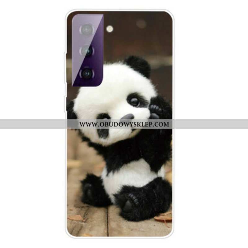 Etui do Samsung Galaxy S21 FE Elastyczna Panda