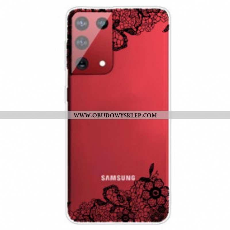 Etui do Samsung Galaxy S21 Ultra 5G Delikatna Koronka