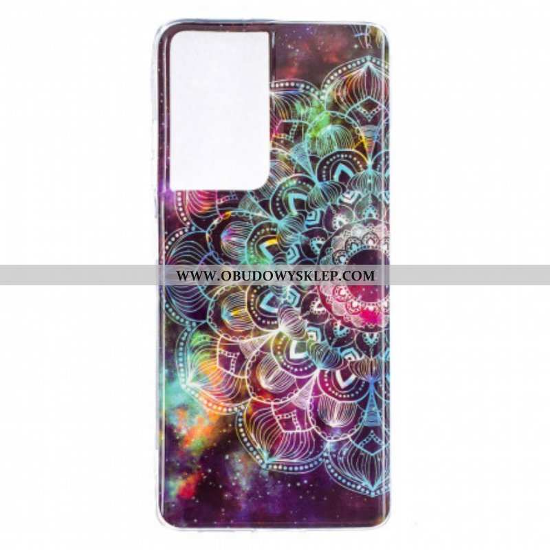 Etui do Samsung Galaxy S21 Ultra 5G Fluorescencyjna Seria Kwiatowa