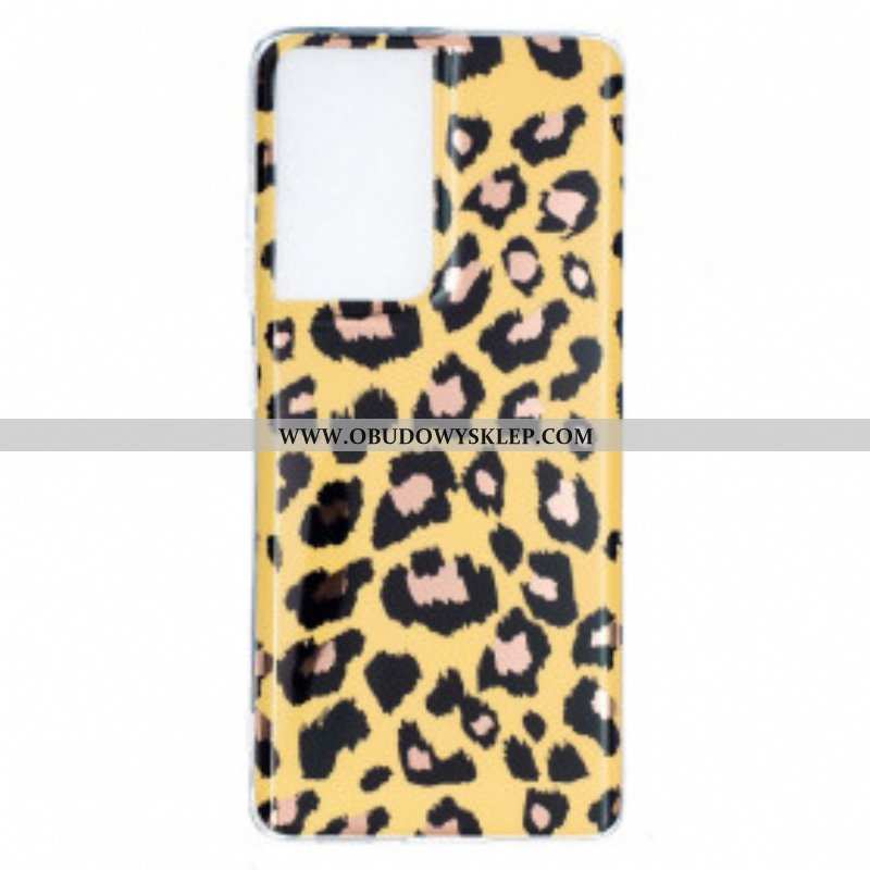 Etui do Samsung Galaxy S21 Ultra 5G Marmur W Stylu Lamparta