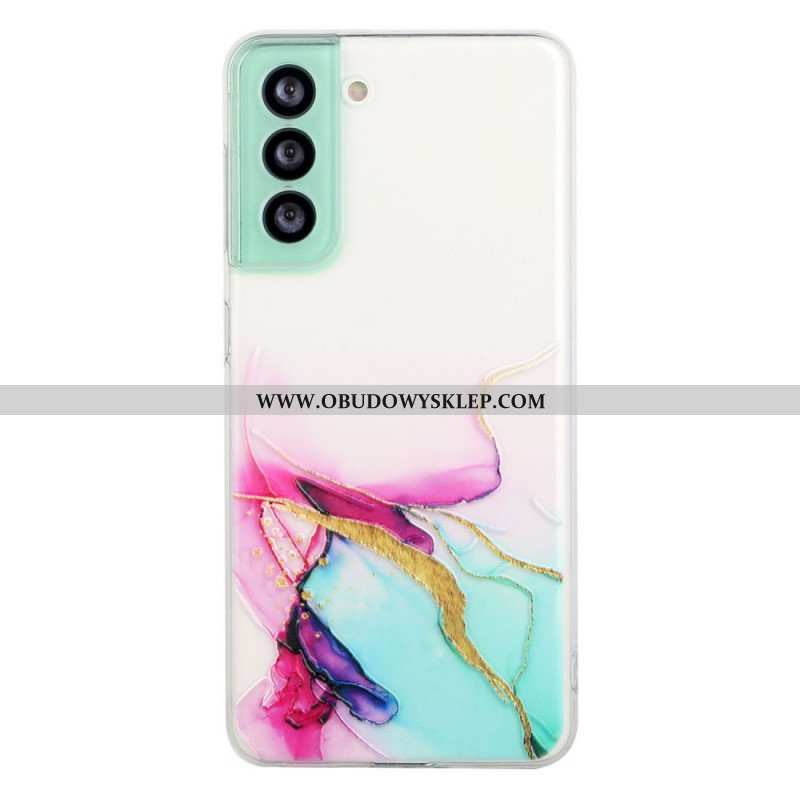 Etui do Samsung Galaxy S22 5G Efekt Silikonowego Marmuru