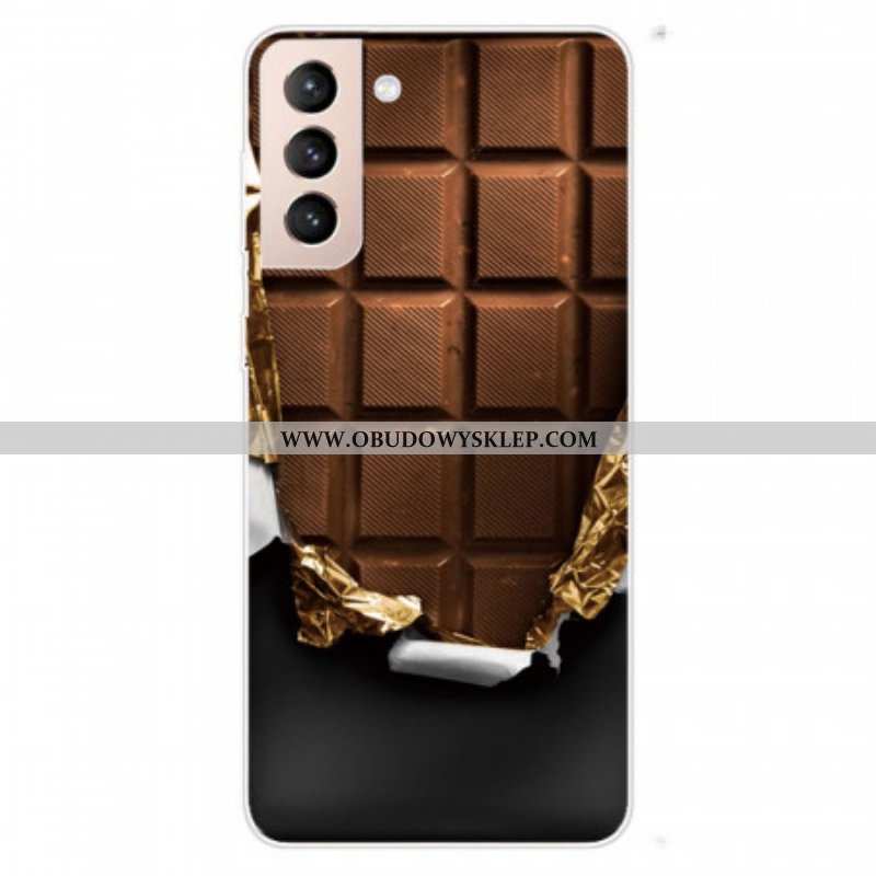 Etui do Samsung Galaxy S22 5G Elastyczna Czekolada