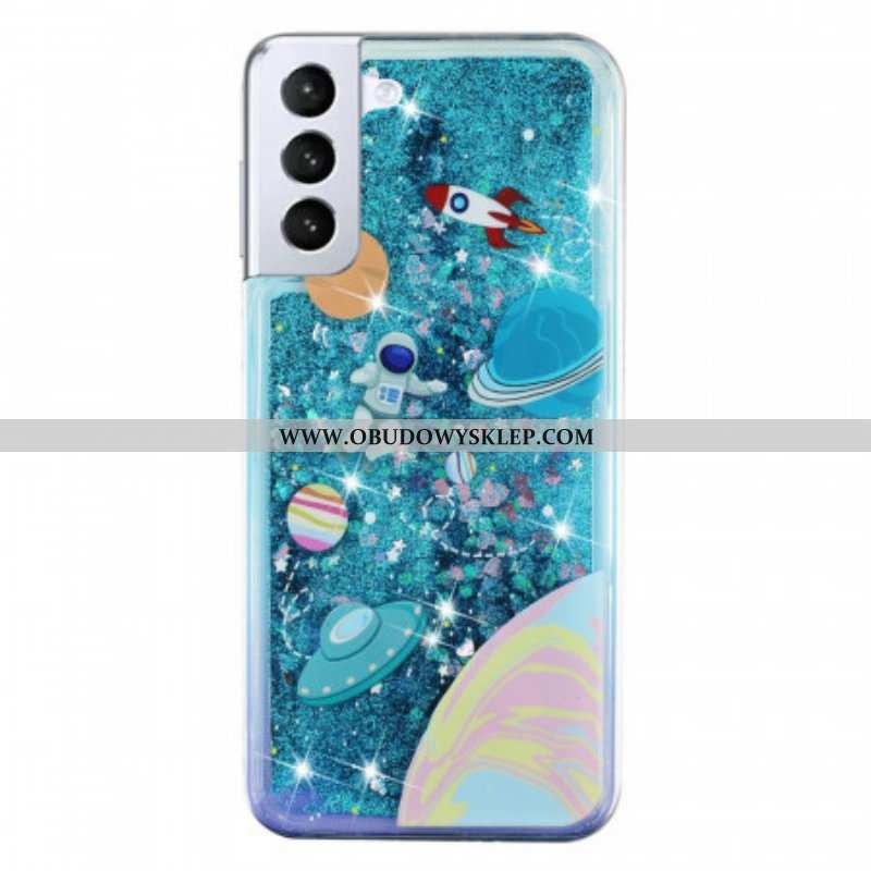 Etui do Samsung Galaxy S22 5G Kosmiczne Cekiny