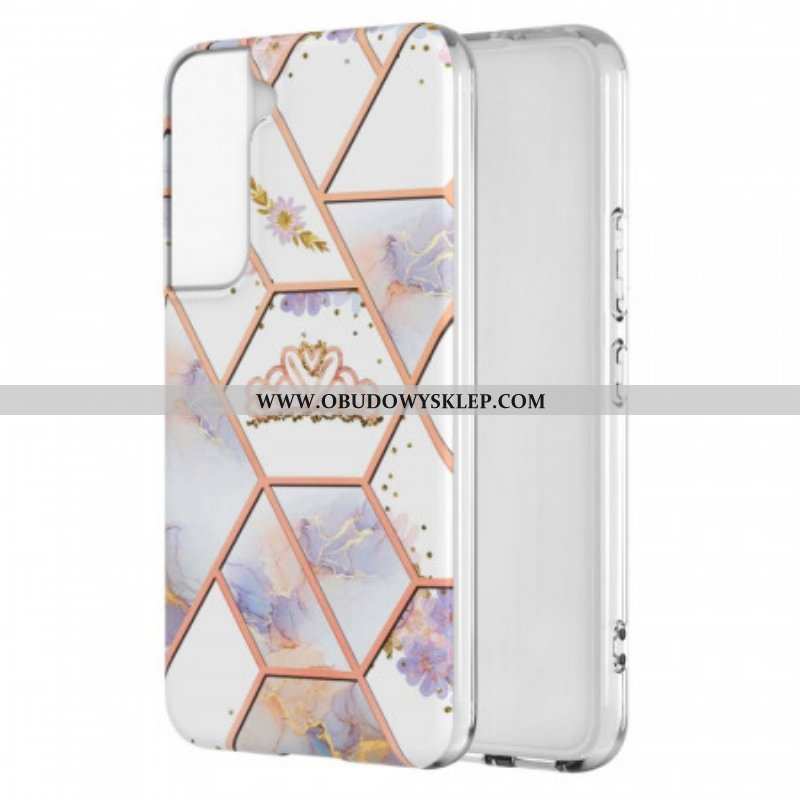 Etui do Samsung Galaxy S22 Plus 5G Marmurkowa Korona