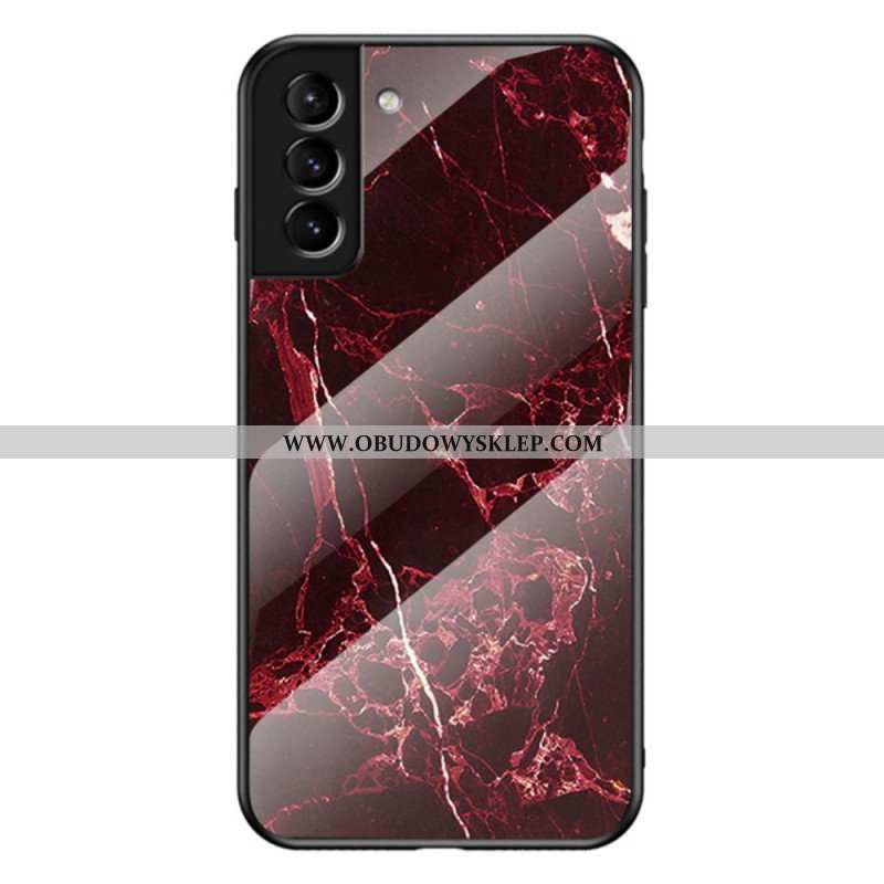 Etui do Samsung Galaxy S22 Plus 5G Szkło Hartowane W Kolorach Marmuru