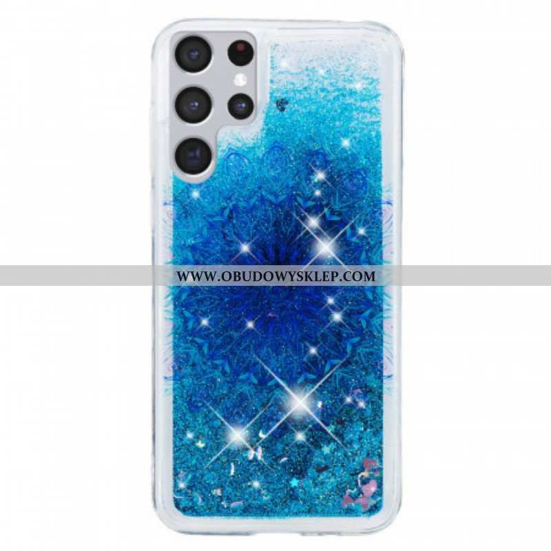 Etui do Samsung Galaxy S22 Ultra 5G Brokatowa Mandala