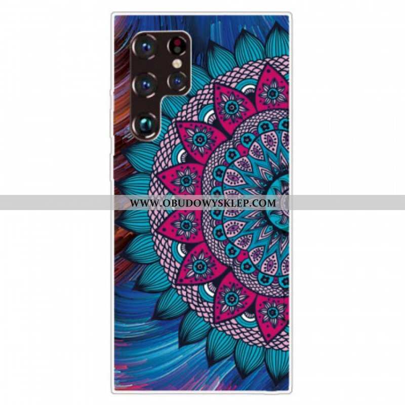 Etui do Samsung Galaxy S22 Ultra 5G Kolorowa Mandala