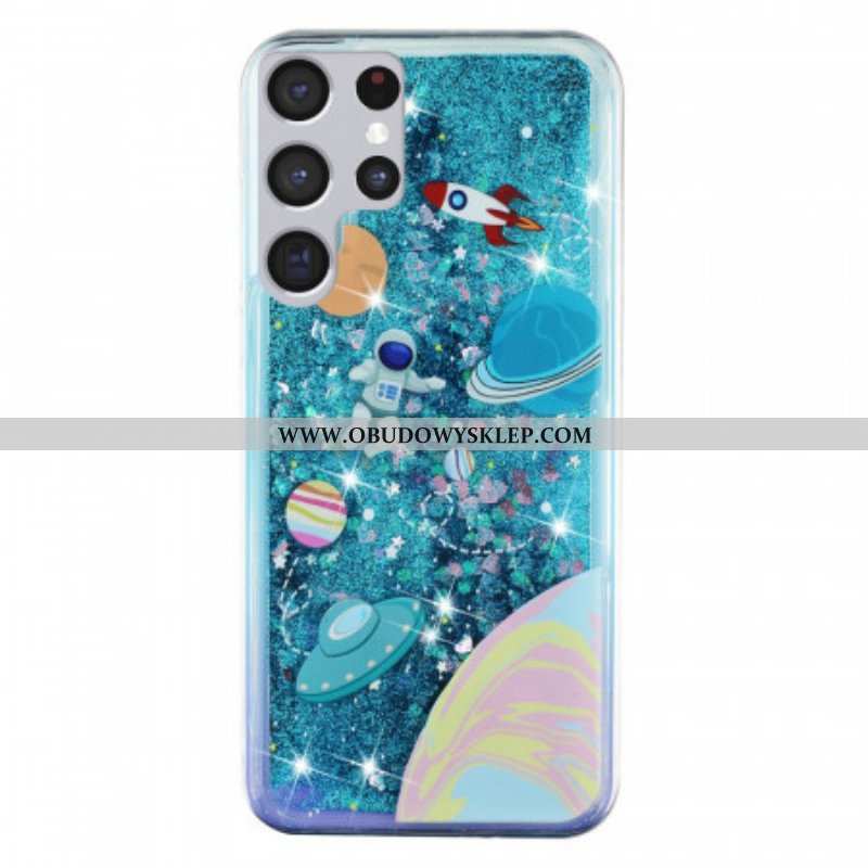 Etui do Samsung Galaxy S22 Ultra 5G Kosmiczne Cekiny