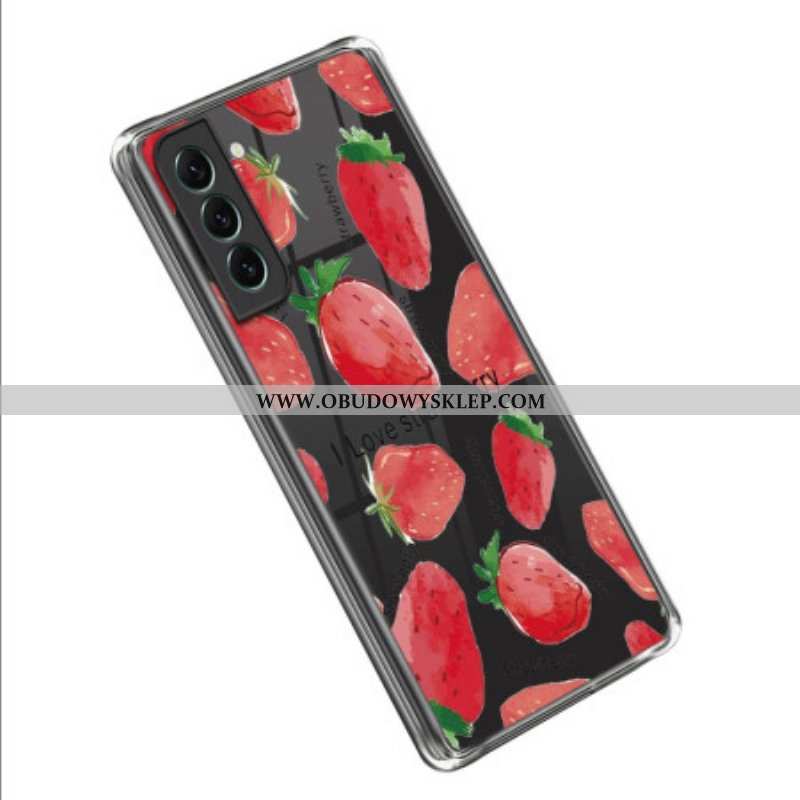 Etui do Samsung Galaxy S23 5G Bezszwowe Truskawki