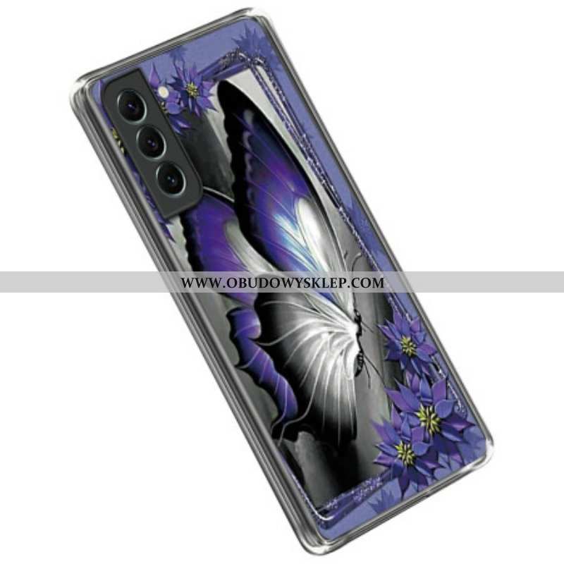 Etui do Samsung Galaxy S23 5G Fioletowy Motyl