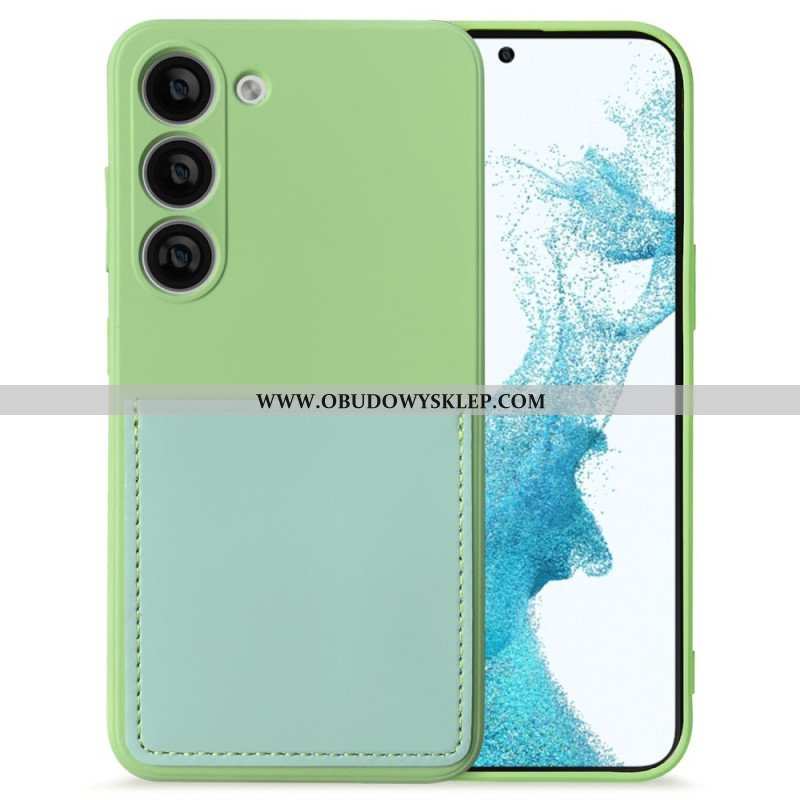 Etui do Samsung Galaxy S23 5G Posiadacz Karty Z Płynnego Silikonu