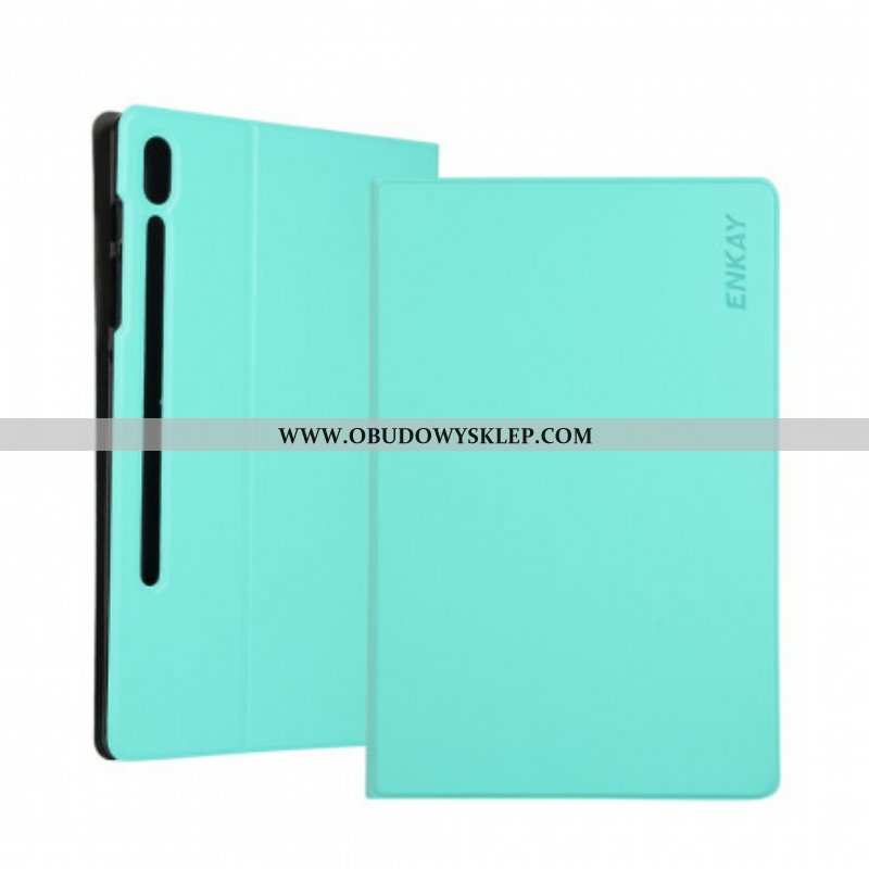 Etui do Samsung Galaxy Tab S8 / Tab S7 Sztuczna Skóra Enkay