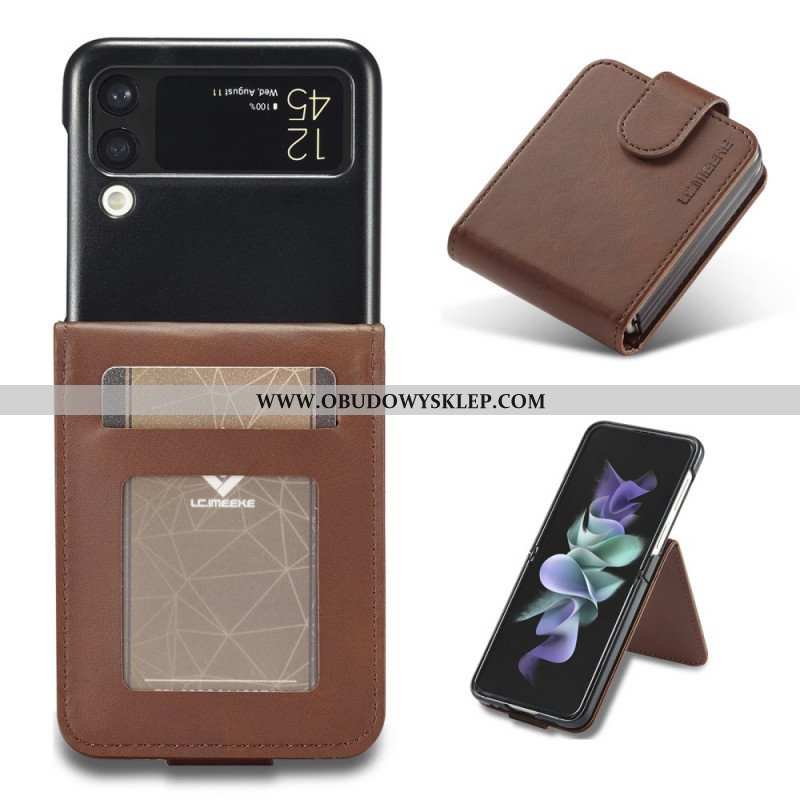 Etui do Samsung Galaxy Z Flip 3 5G Etui Folio Etui Na Karty I Zapięcie Lc.imeeke