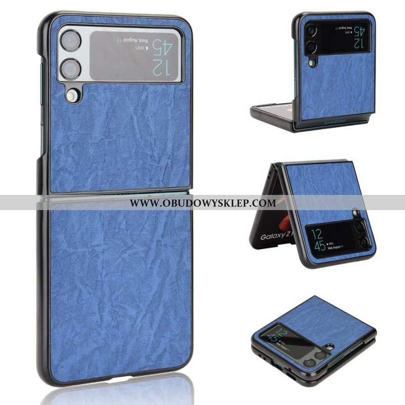 Etui do Samsung Galaxy Z Flip 4 Etui Folio Miękkość Z Efektem Skóry