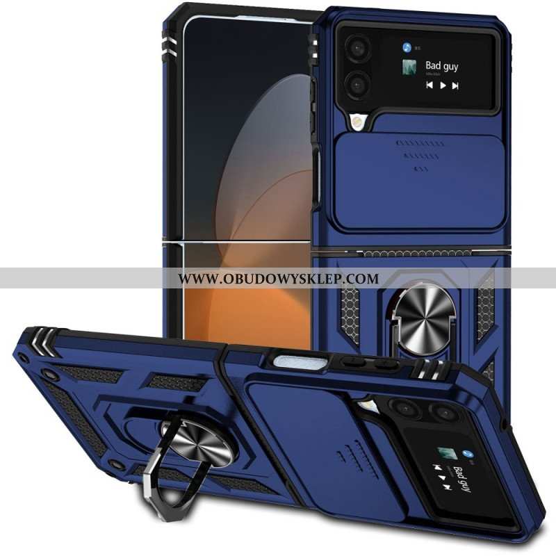 Etui do Samsung Galaxy Z Flip 4 Etui Folio Pierścień Premium / Osłona Obiektywu