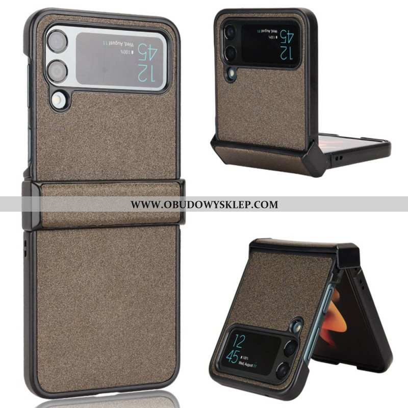 Etui do Samsung Galaxy Z Flip 4 Etui Folio Tekstura Z Efektem Matowym