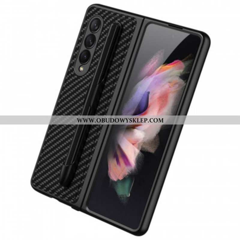 Etui do Samsung Galaxy Z Fold 3 5G Uchwyt Rysika Z Włókna Węglowego Gkk