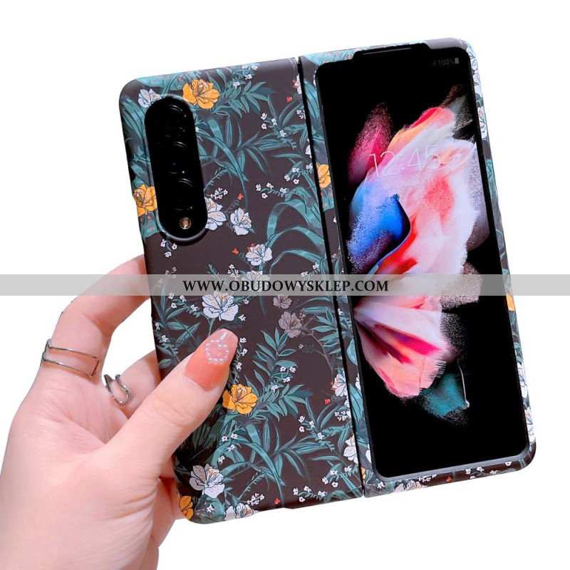 Etui do Samsung Galaxy Z Fold 4 Kwiaty Tapeta