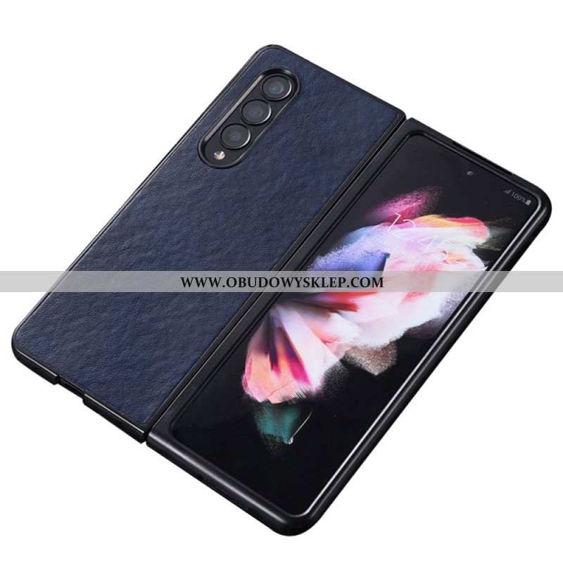 Etui do Samsung Galaxy Z Fold 4 Nylonowa Tekstura Ze Sztucznej Skóry