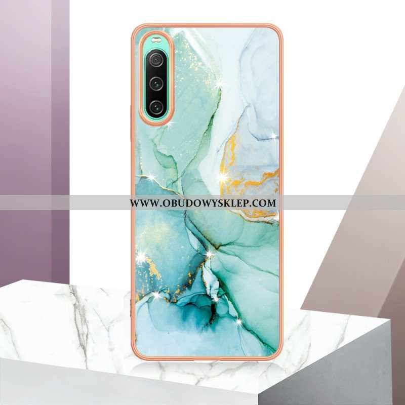 Etui do Sony Xperia 10 IV Kolorowy Marmur