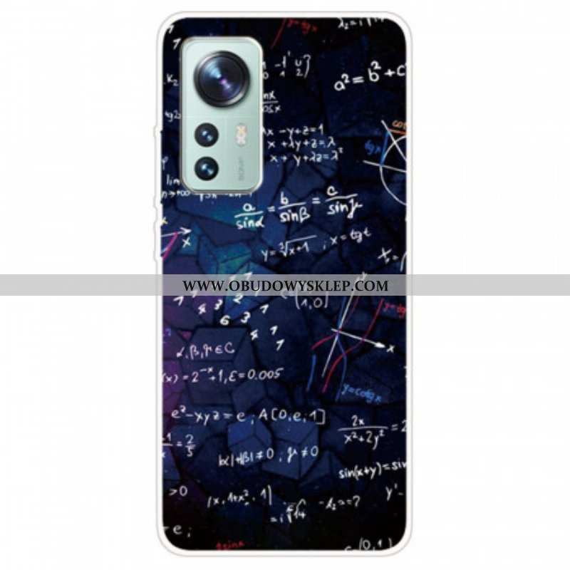 Etui do Xiaomi 12 Pro Silikonowe Obliczenia Matematyczne