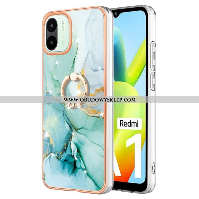 Etui do Xiaomi Redmi A1 Marmur Ze Wspornikiem Pierścienia