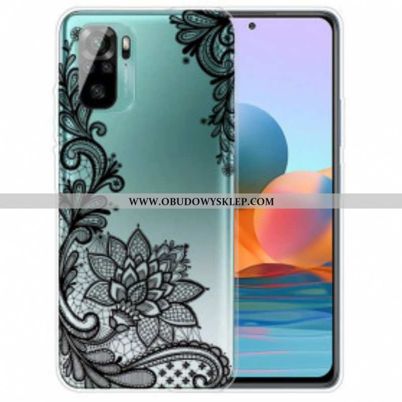 Etui do Xiaomi Redmi Note 10 / 10S Delikatna Koronka