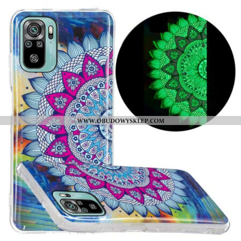 Etui do Xiaomi Redmi Note 10 / 10S Fluorescencyjna Kolorowa Mandala