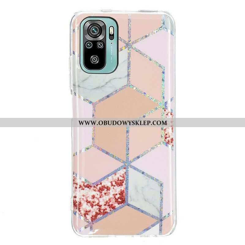 Etui do Xiaomi Redmi Note 10 / 10S Geometria Marmuru