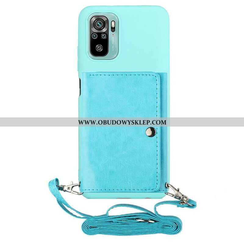 Etui do Xiaomi Redmi Note 10 / 10S Posiadacz Karty Na Pasku Na Ramię