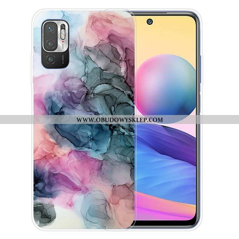 Etui do Xiaomi Redmi Note 10 5G Kolorowy Marmur