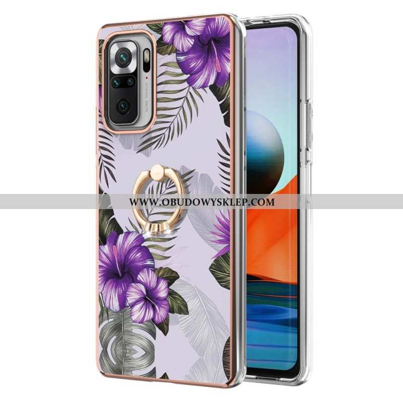 Etui do Xiaomi Redmi Note 10 Pro Kwiaty Wspornika Pierścieniowego