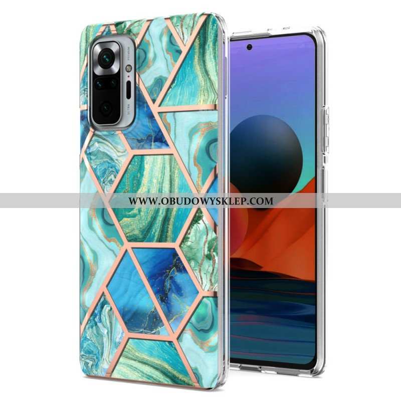 Etui do Xiaomi Redmi Note 10 Pro Marmur O Intensywnej Geometrii