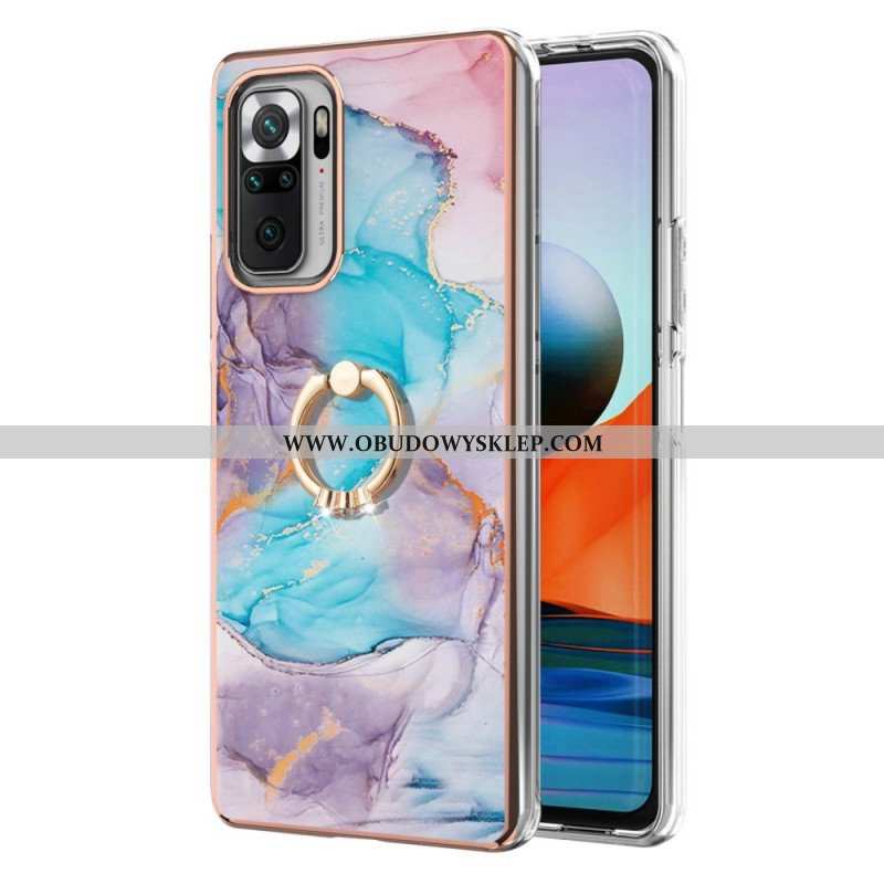 Etui do Xiaomi Redmi Note 10 Pro Marmur Ze Wspornikiem Pierścienia