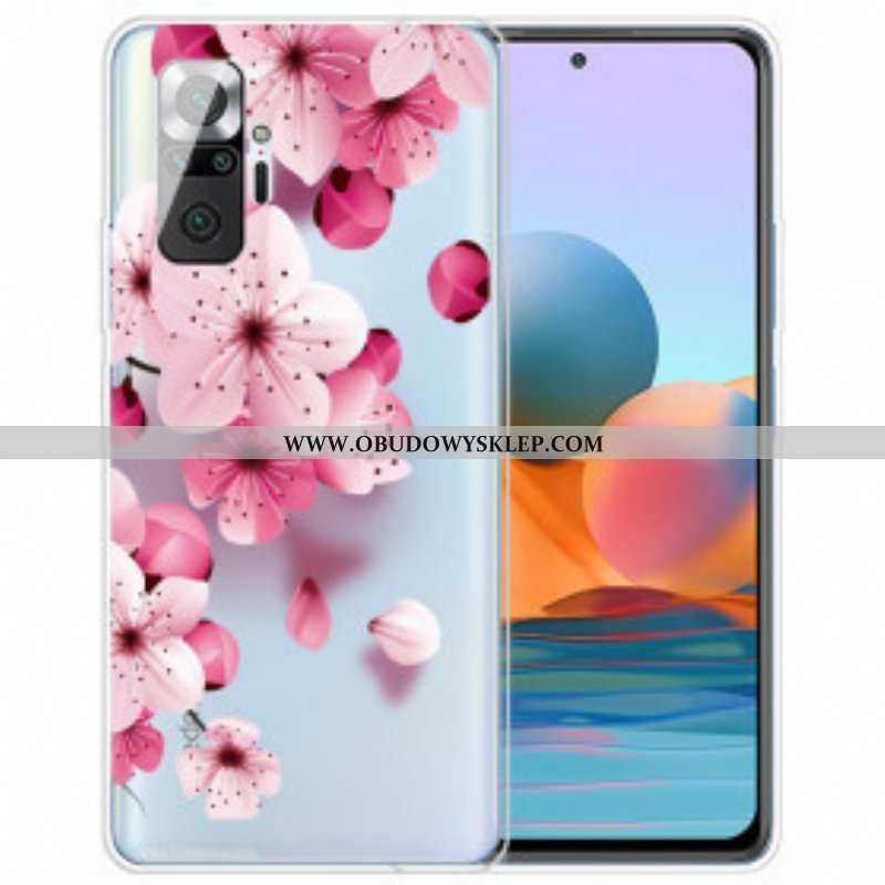 Etui do Xiaomi Redmi Note 10 Pro Małe Różowe Kwiaty