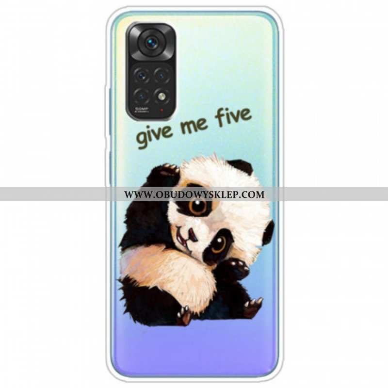 Etui do Xiaomi Redmi Note 11 / 11S Bezszwowa Panda Daje Mi Pięć