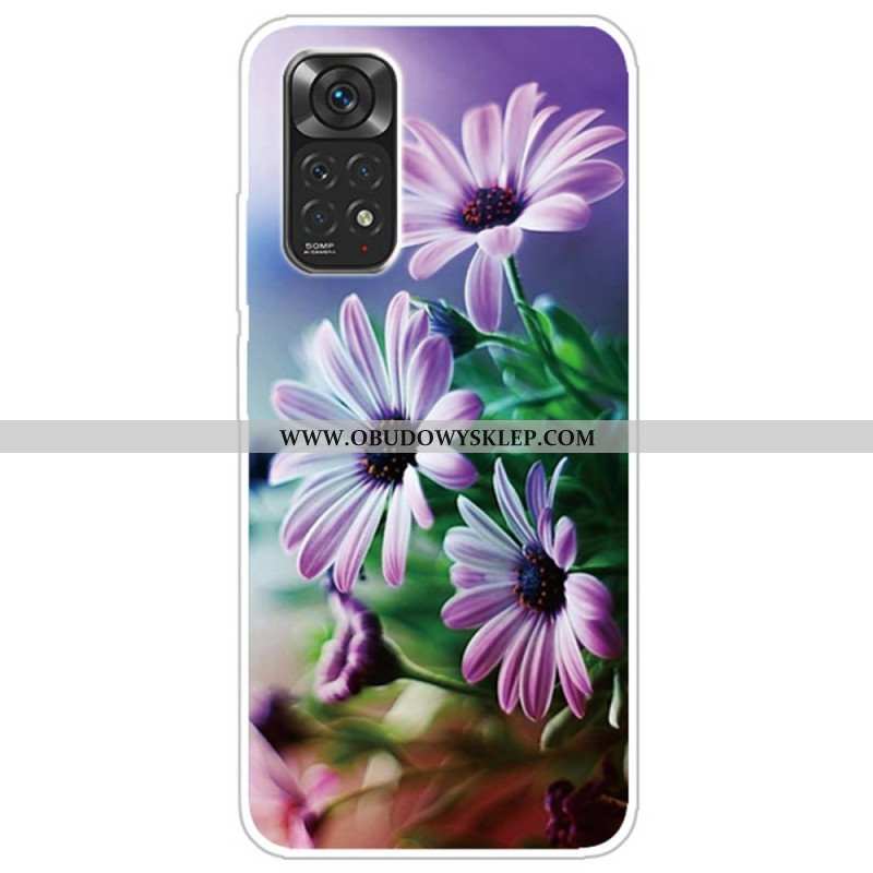 Etui do Xiaomi Redmi Note 11 / 11S Realistyczne Kwiaty