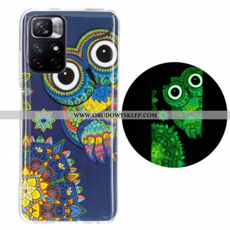 Etui do Xiaomi Redmi Note 11 Pro Plus 5G Fluorescencyjna Mandala Sowa